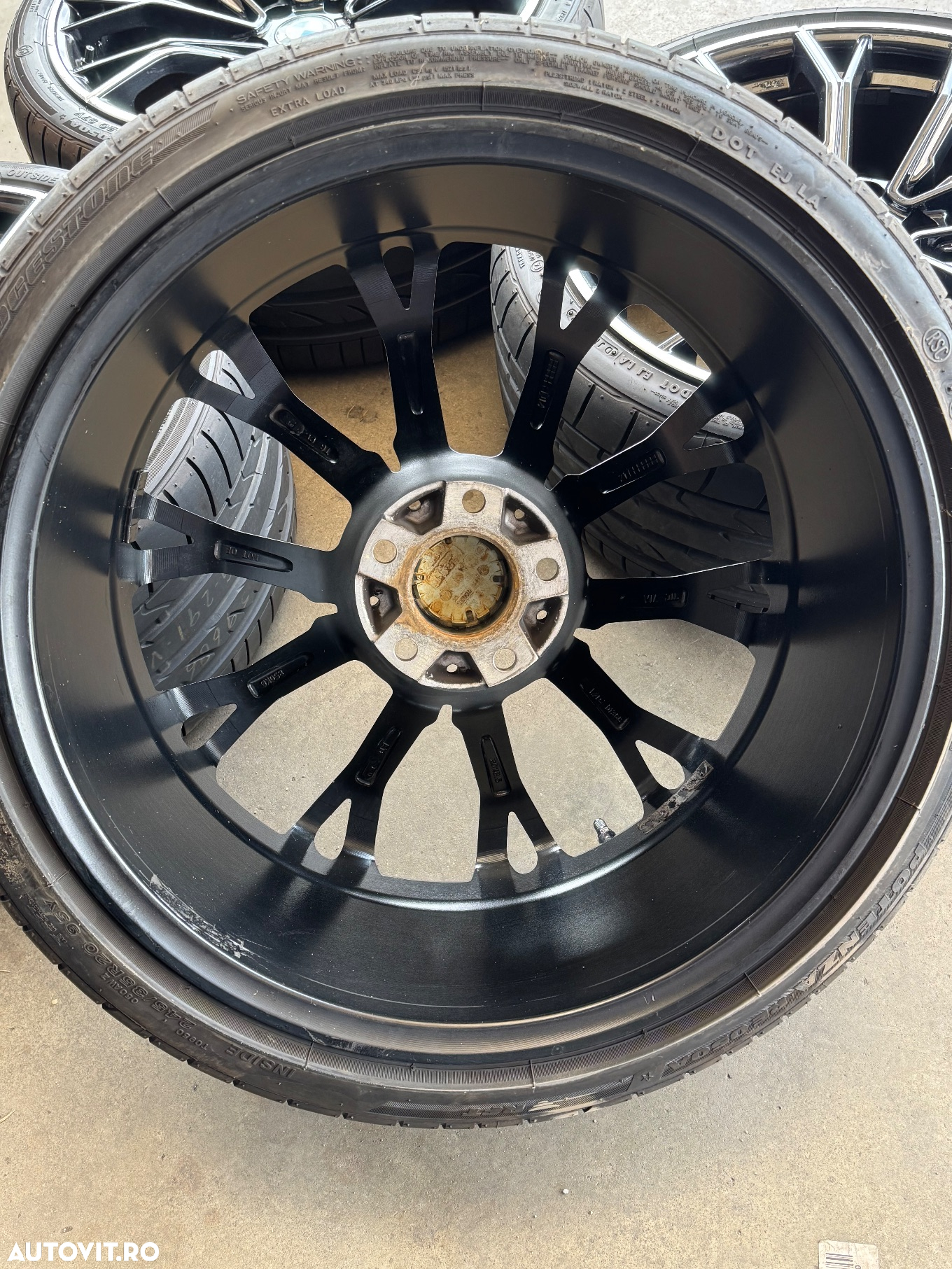 Vând jante BMW seria 5 pe 20” cu anvelope runflat de vară - 7