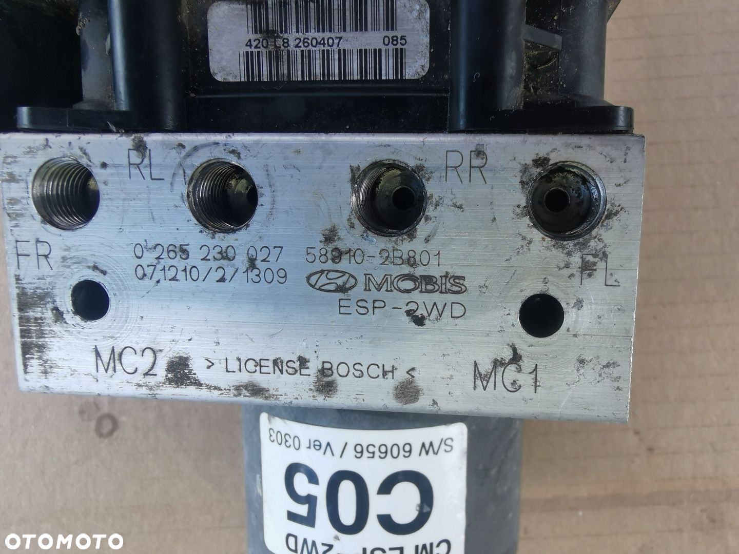 Pompa ABS sterownik Hyundai Santa Fe 58910-2B801 - 3