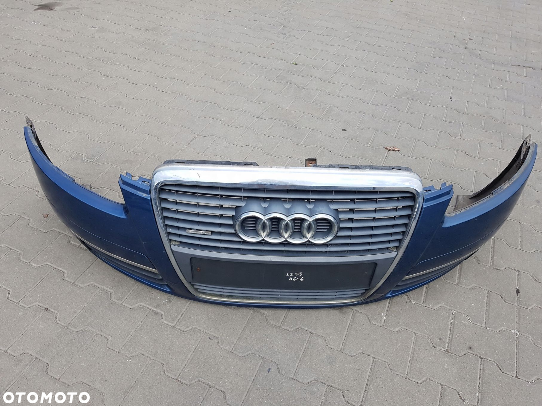 AUDI A6 C6 04-07r ZDERZAK PRZÓD GRILL LZ5B - 2
