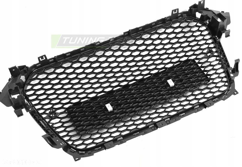 Atrapa Grill Kratka Plaster miodu czarna RS S4 look Audi A4 B8 8k Lift 11- - 5