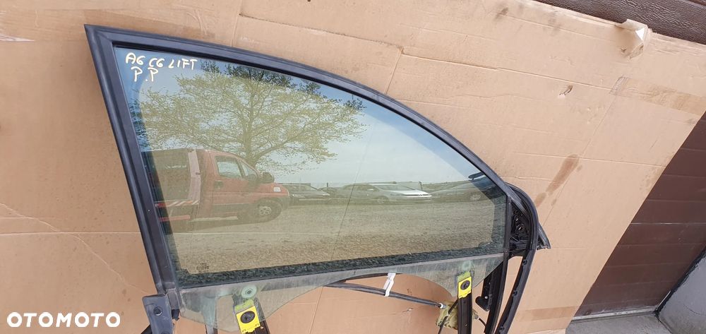 Szyba drzwi prawy przód przednia prawa Audi A6 C6 AS2 - 1