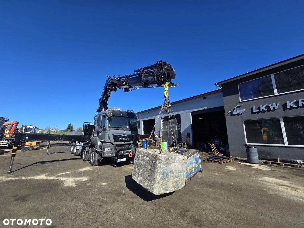 MAN 41.500 8x8 HDS HIAB 800 + FLY JIB Energetyka żuraw dźwig - 17