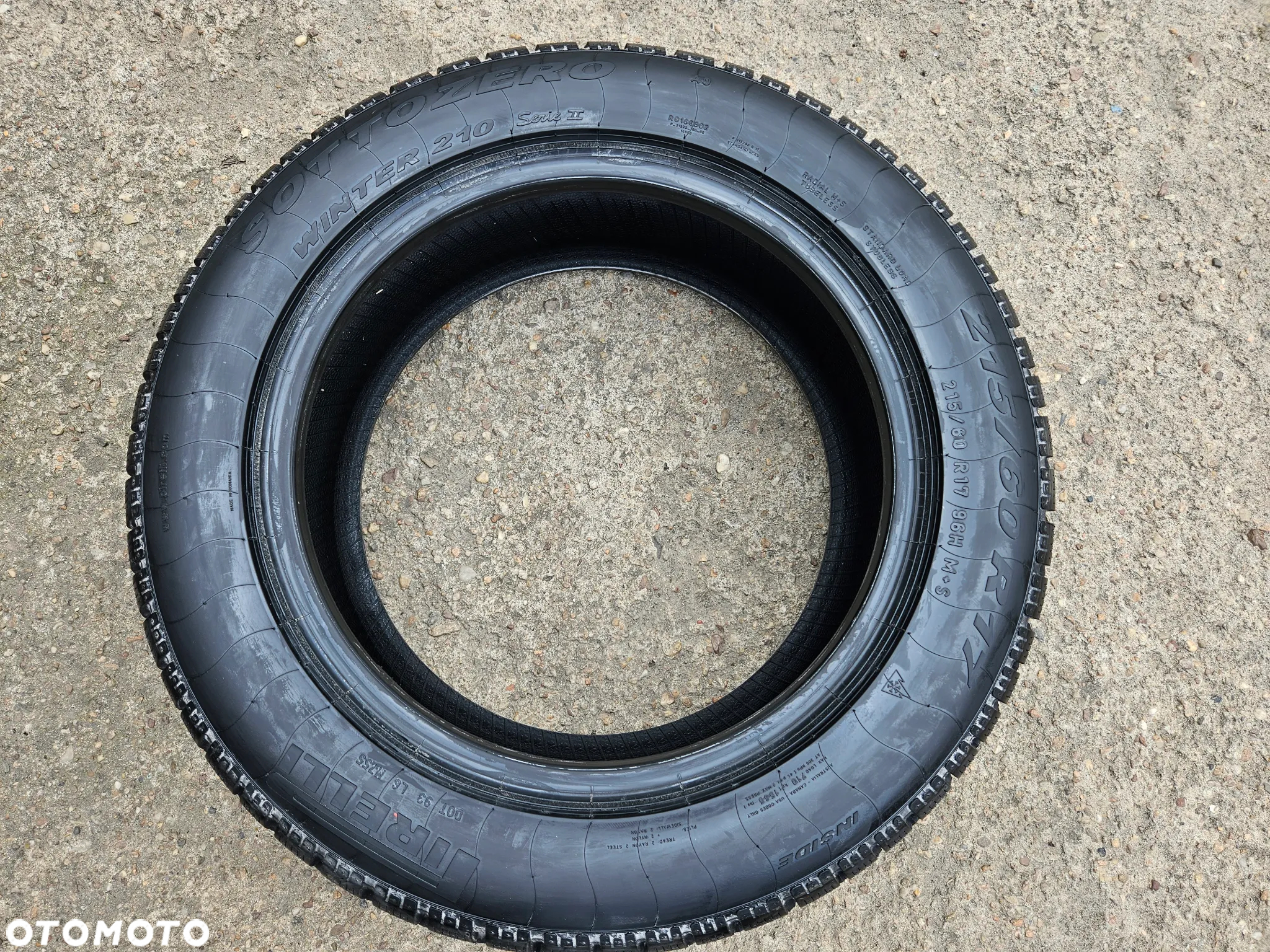 OPONY PIRELLI SOTTOZERO II WINTER 210 215/60 R17 96H. - 5