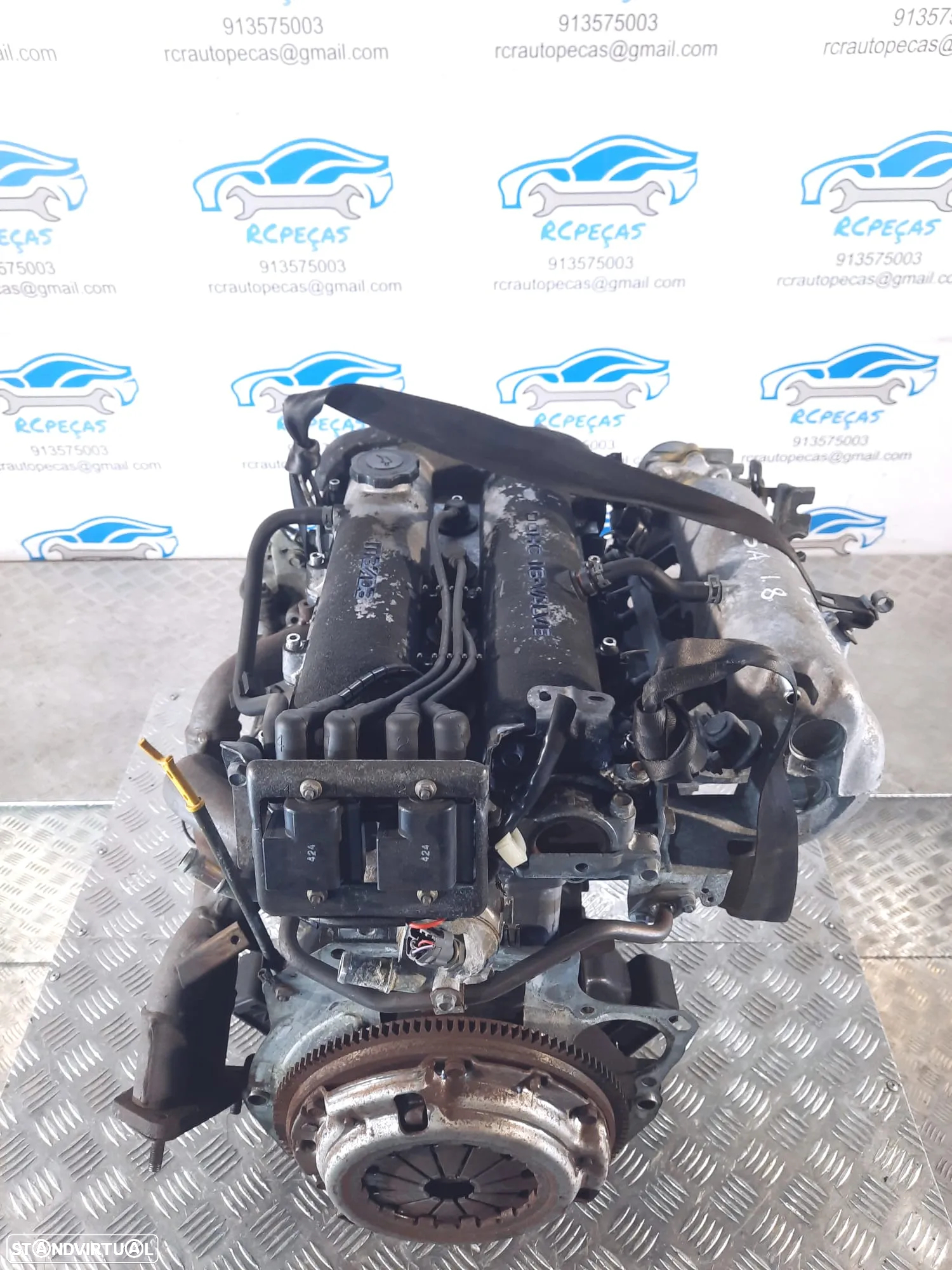 .MOTOR COMPLETO 1.8i 16V 140CV BP4W BP5A DOHC MAZDA MX5 MX-5 II 2 MK2.5 MIATA NB MOTOR ARRANQUE ALTERNADOR BIMASSA COMPRESSOR AR CONDICIONADO BOMBA DIRECAO DIREÇÃO TURBO INJETOR INJETORES - 10