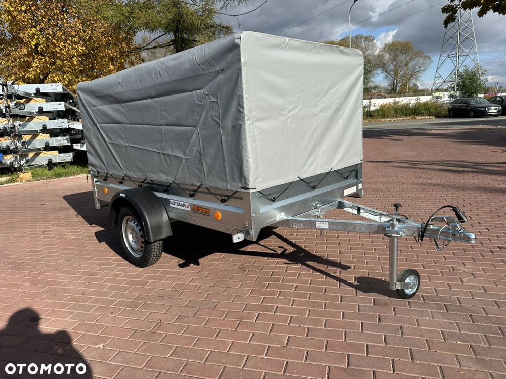 Neptun Przyczepa Neptun N7-263 PTW + stelaż i plandeka H80 cm  MOTOMUS Wrocław - 10