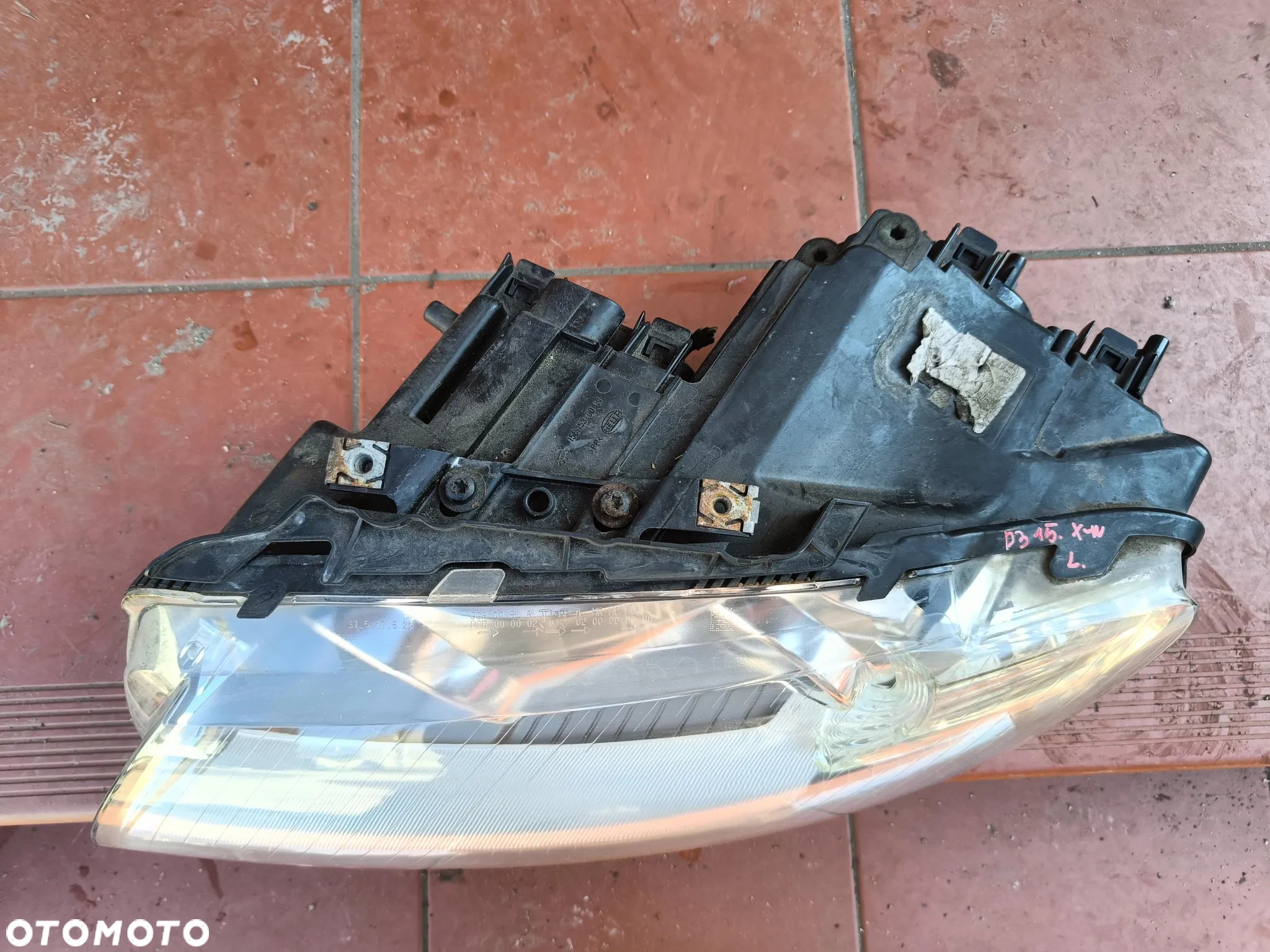AUDI A8 D3 LIFT LAMPA PRZEDNIA PRZÓD XENON NIE SKRĘTNY LEWA - 5