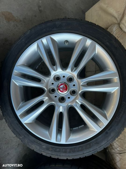 vand jante noi originale Jaguar pe 18” cu anvelope noi de vară - 2