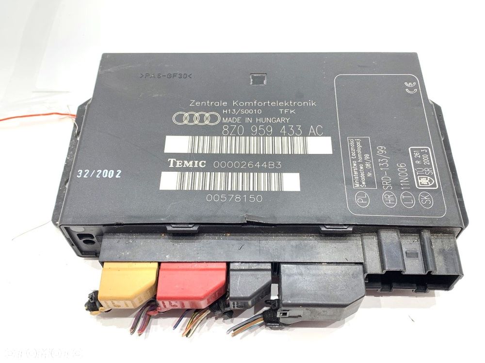 MODUŁ KOMFORTU AUDI A2 (8Z0) 2000 - 2005 1.4 TDI 55 kW [75 KM] olej napędowy 2000 - 2005 - 1