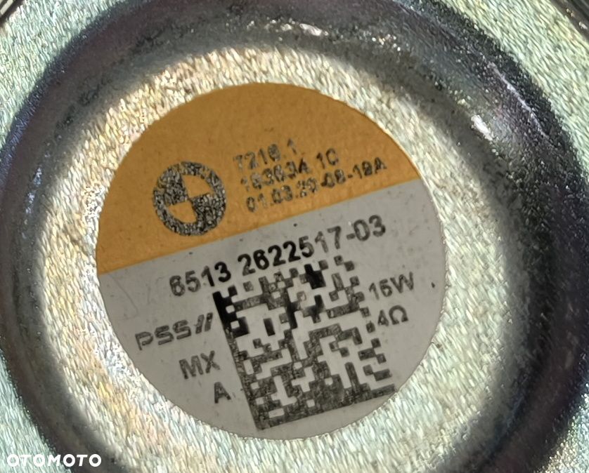 BMW X5 G05 20r GŁOŚNIK PRAWY TYŁ 2622517 - 2