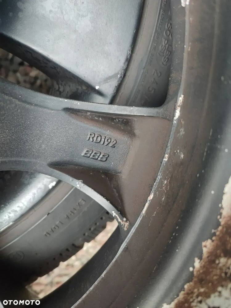 BMW E60 / E61 / E65 / E46 / E90 ORYGINALNE FELGI BBS RD193 STYLING 124 O NR. 6 760 617 OEM W 2 SZEROKOŚCI 8J ( IS 20 ) / 9J ( IS32 ) + OPONY ZIMOWE - 14