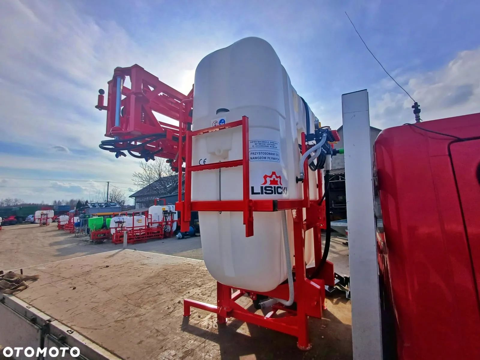 Opryskiwacz 1200L 1000L 600L 400L Opryskiwacz zawieszany polowy Lisicki RĘCZNY / HYDRAULICZNY - 1