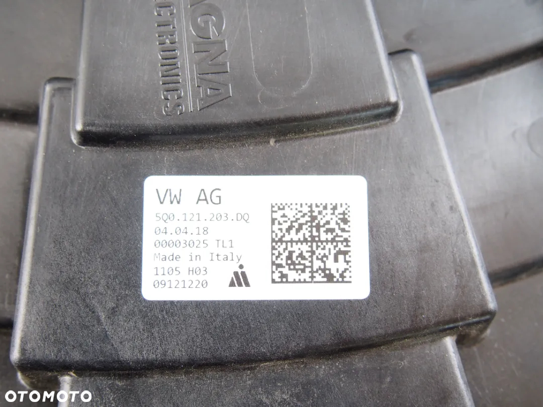 Image Volkswagen Škoda Audi Seat Fan  - 5Q0121203DQ