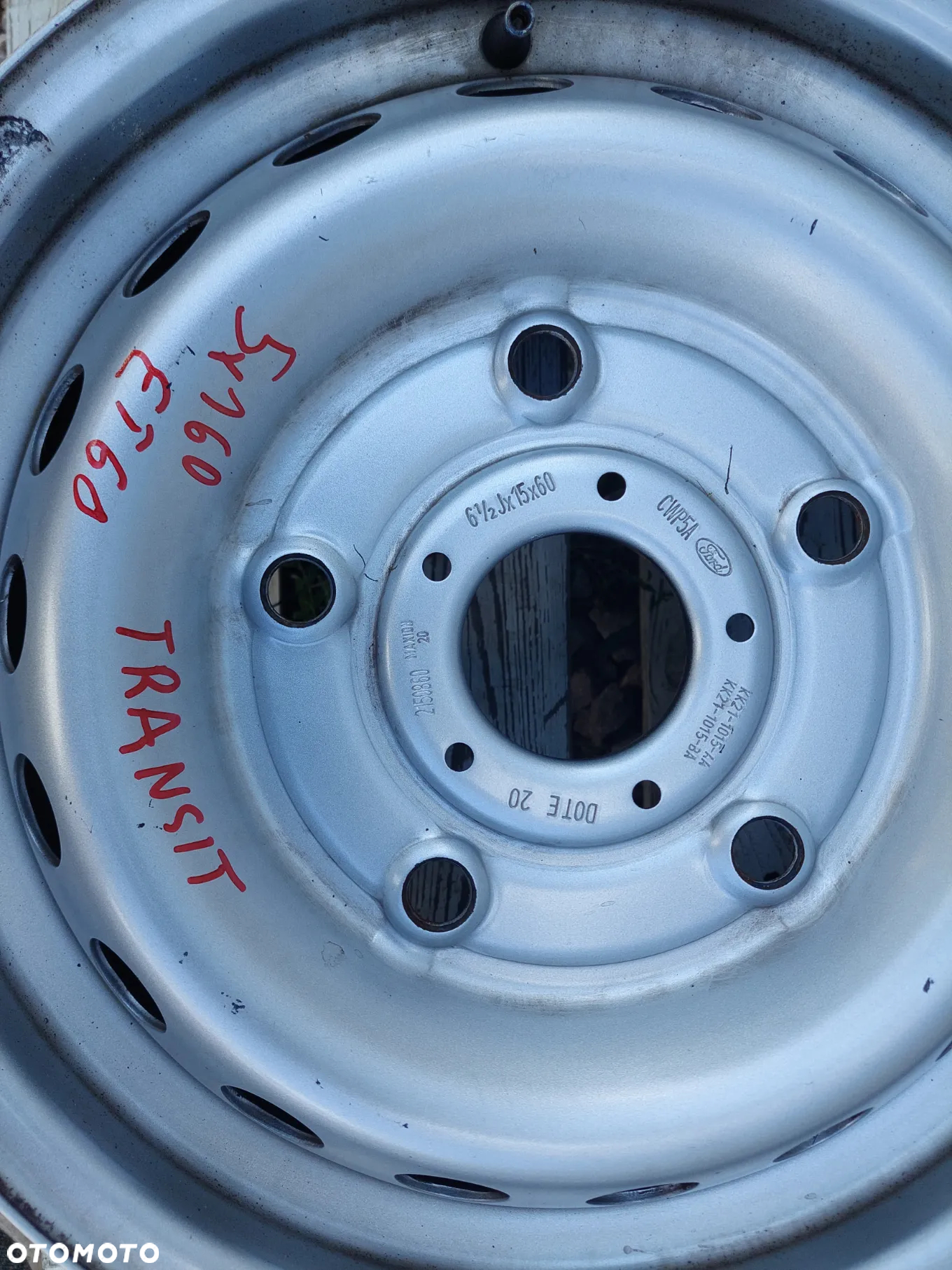 FELGA STALOWA FORD TRANSIT R16 5X160 ET60 kk211015aa - 2
