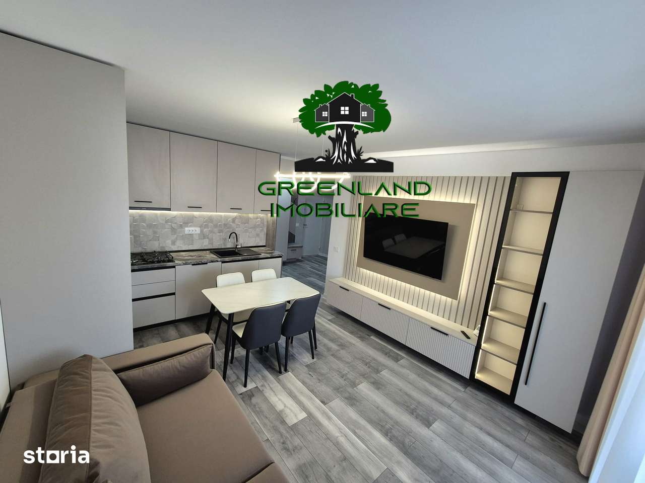 Apartament 2 camere , Mobilat, Utilat PREMIUM, 45 mp, Bloc NOU, Rediu — fotografia 3