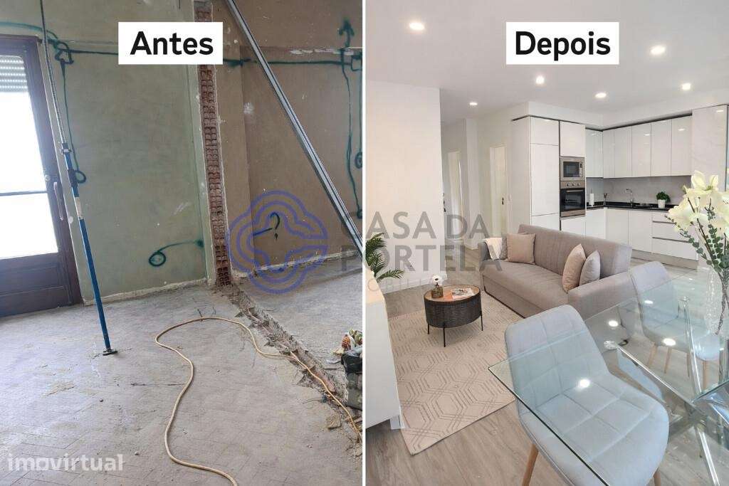 T2 Benfica Remodelado | Open Space | Cozinha Equipada | Pronto a Habit - Grande imagem: 2/11