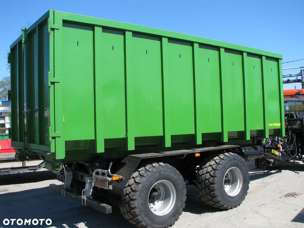 Pronar Przyczepa hakowa PRONAR T-285/1 - 17,7t do obsługi kontenerów rolniczych, budowlanych i komunalnych oraz platform  transportowych,  Kontener KO-04 -13,5t, Kontener KP-10 -7ton - 2