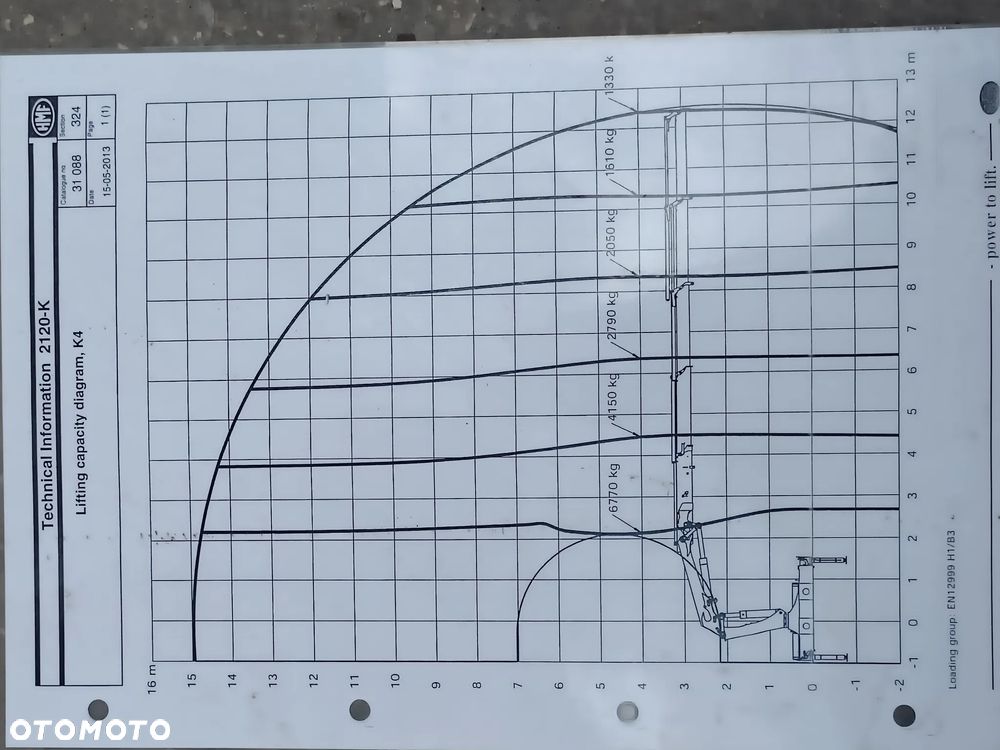 Volvo FMX 460 8x4 HMF 2120 Kiper Bordmatik - 14