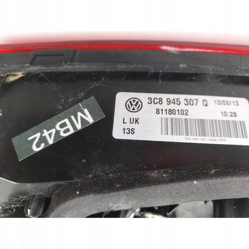 LAMPA LEWY TYŁ LEWA TYLNA VOLKSWAGEN PASSAT CC 3C8945307Q - 5