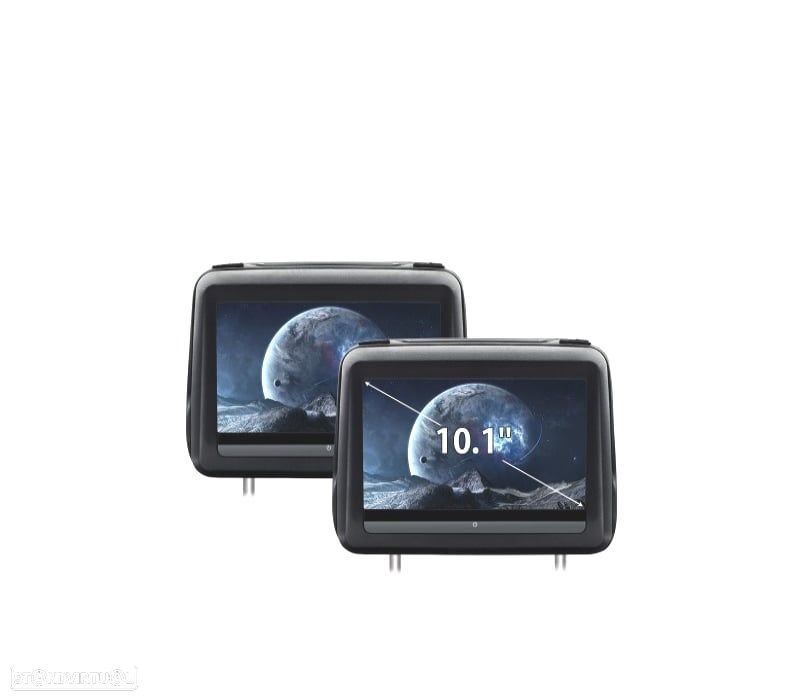 ENCOSTOS DE CABEÇA COM DVD E HDMI LCD 10,1 1080P TACTIL - 5