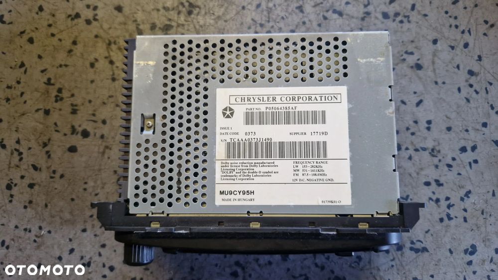 chrysler voyager iv radio fabryczne P05064385AF - 2