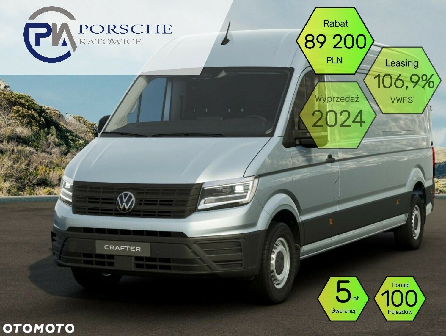 Volkswagen Crafter 35 2.0 TDI 177 KM L4H3 4490 8-DSG 3m - 1