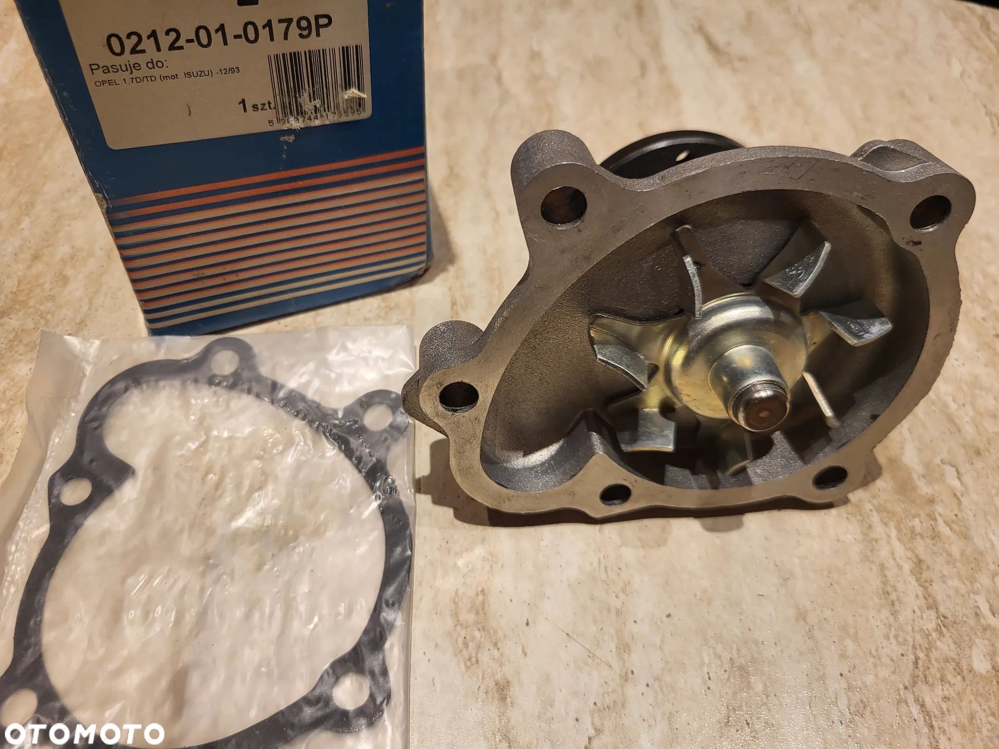 POMPA WODY OPEL ASTRA F, COMBO/MINIVAN, CORSA A, CORSA A TR, CORSA A/HATCHBACK, CORSA B, CORSA B/HATCHBACK, VECTRA A 1.5D/1.7D 06.87-10.01 - 1