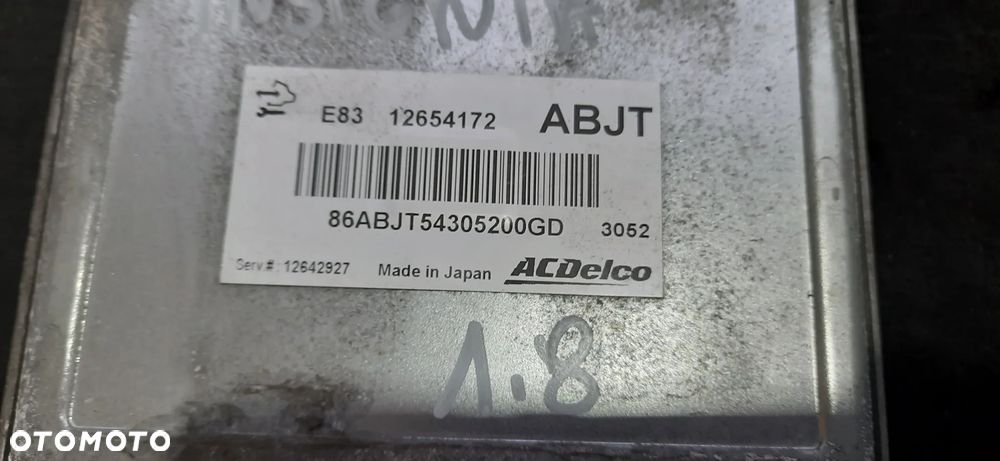 OPEL INSYGNIA A Sterownik silnika 1.8 A18XER 12654172 abjt Moduł komfortu 13586585 F00HJ1010 Moduł rec 22737768 00 avk Moduł komory silnika Skrzynka bezpieczników 13275874 ma Sterownik poduszek powietrznych srs 13589833 Skrzynka bezpieczników 13222786 - 3