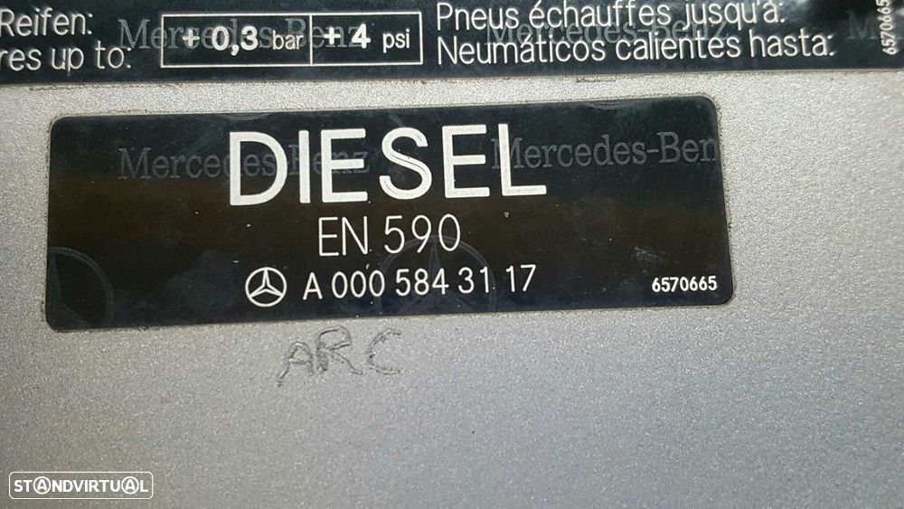 TAMPA DE COMBUSTÍVEL MERCEDES CLASE C (W203) SPORTCOUPE C 200 CDI (LA) (203.707) - 4
