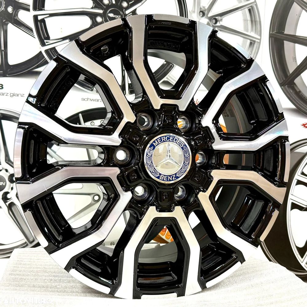 Jante Mercedes Sprinter bicolore, 16 inch , speciale de greutate - 2