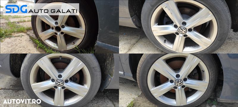 Set 4 Jante Roti Aliaj Fontana 235 45 17 R17 5x112 VW Golf 5 2004 - 2008 Cod 3AA601025E idb1 - 1