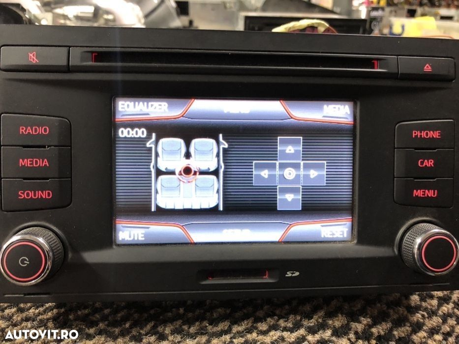 Navigatie,Unitate audio,bluetooth, touch screen SEAT Leon an 2014 - 3