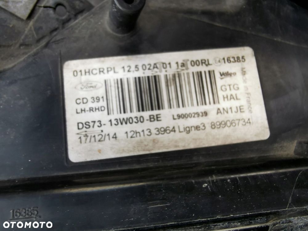FORD MONDEO MK5 MKV 14-19 LAMPA PRZEDNIA LEWA SOCZEWKA DS73-13W030-BE - 6