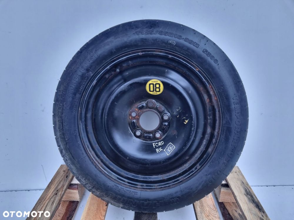 KOŁO ZAPASOWE DOJAZDOWE 125/85 R16 Ford C-Max Focus Mk2 II _ 5x108 1S71MH - 1