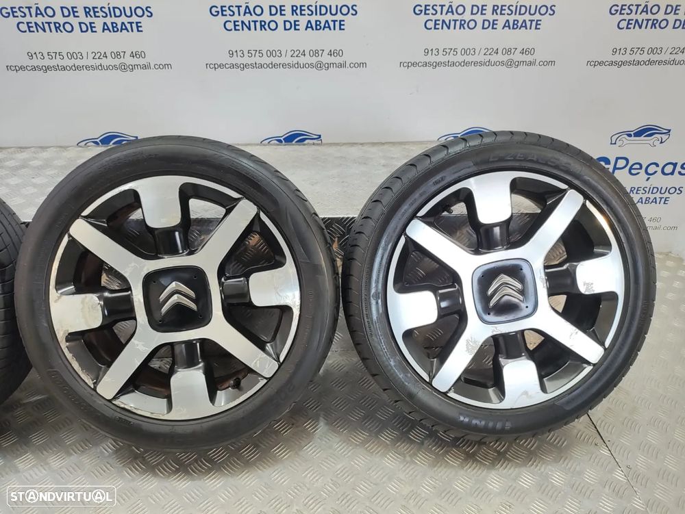 Conjunto jantes 17 originais Citroen C4 Cactus 6,5J ET19 4x108 - 4