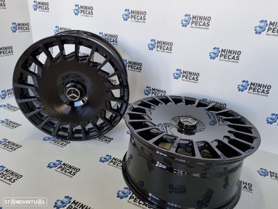 Jantes Mercedes Class S Maybach em 20 Preto Brilho - 5
