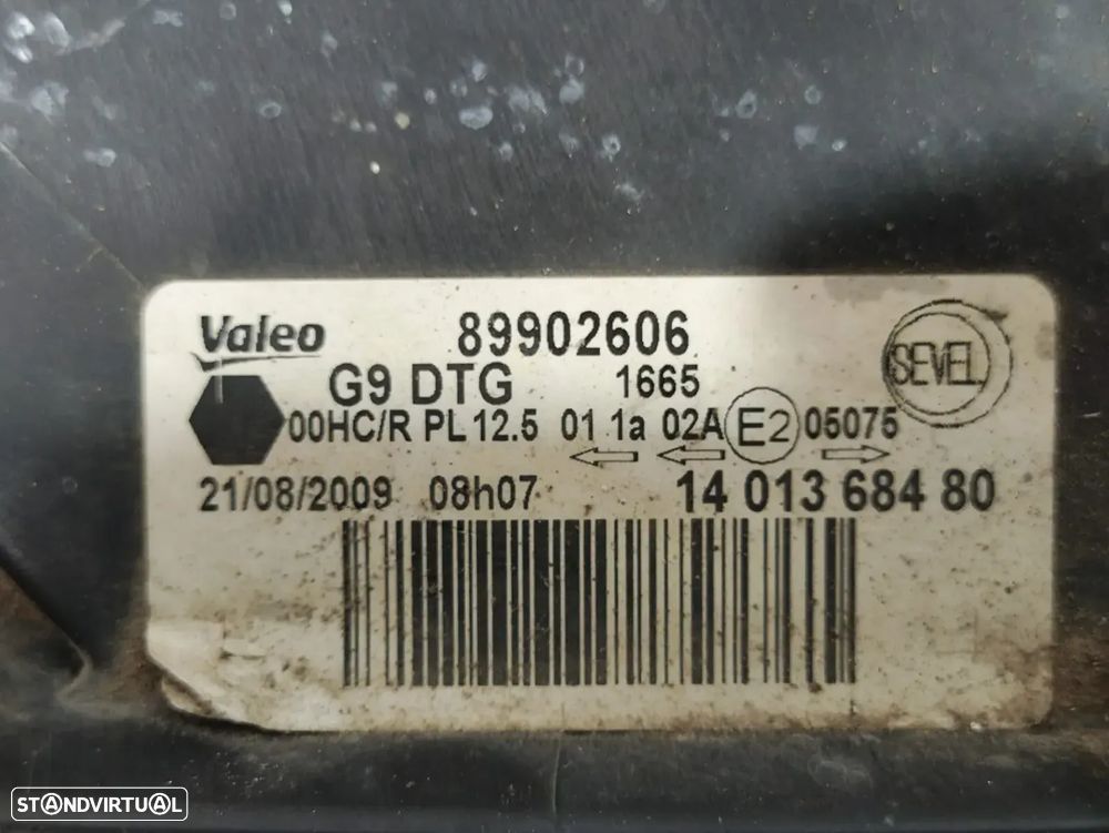 Óticas esquerda direita Citroen Jumpy Mk2 II 2 - 8