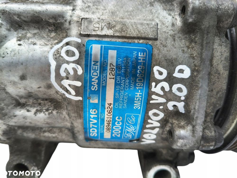 SPRĘŻARKA KLIMATYZACJI Volvo V50 S40 Focus MK2 2.0 D 3M5H-19D629-HE Sanden - 8
