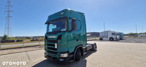 Scania S450/ 380Tyskm/ 2021r/ MEGA LOWDECK/ REGULOWANE SIODŁO/M/ KLIMA STACJONARNA/ SERWIS NIEMCY