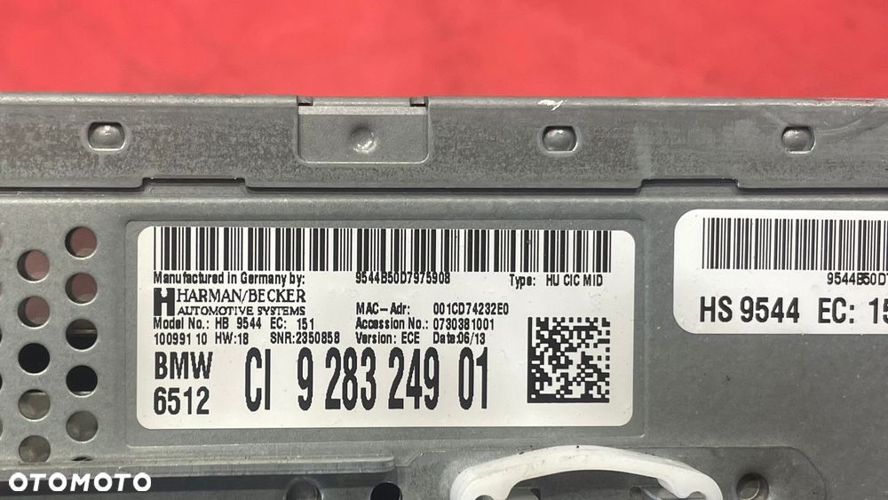 CZYTNIK NAWIGACJI GPS NAWIGACJA BMW E84 E90 E91 E92 E93 928324901 - 3