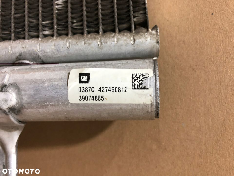 CHŁODNICA KLIMATYZACJI CRUZE ZAFIRA C ASTRA J 427460812, 39074865 - 5