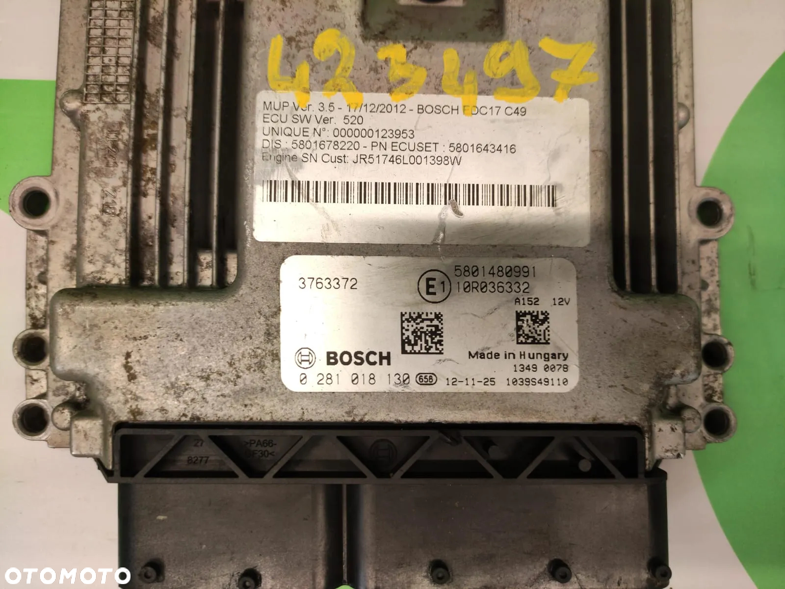 Komputer ECU Perkins EDC17C49 BOSCH 0281018130 Manitou - 4