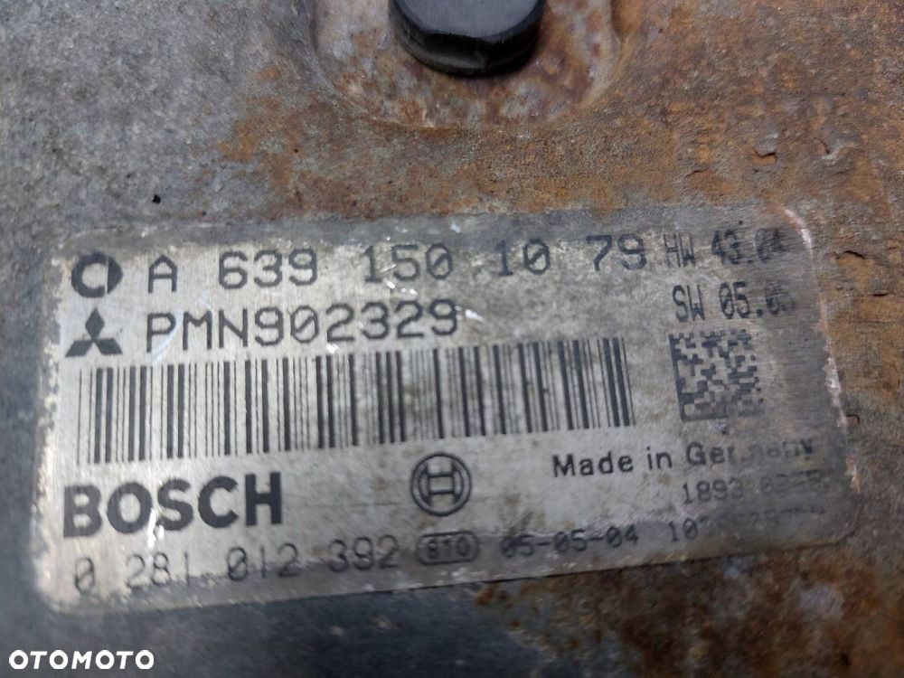 ZESTAW STARTOWY MITSUBISHI COLT VI 1.5 DID PMN902329 A6391501079 MR955230 - 2