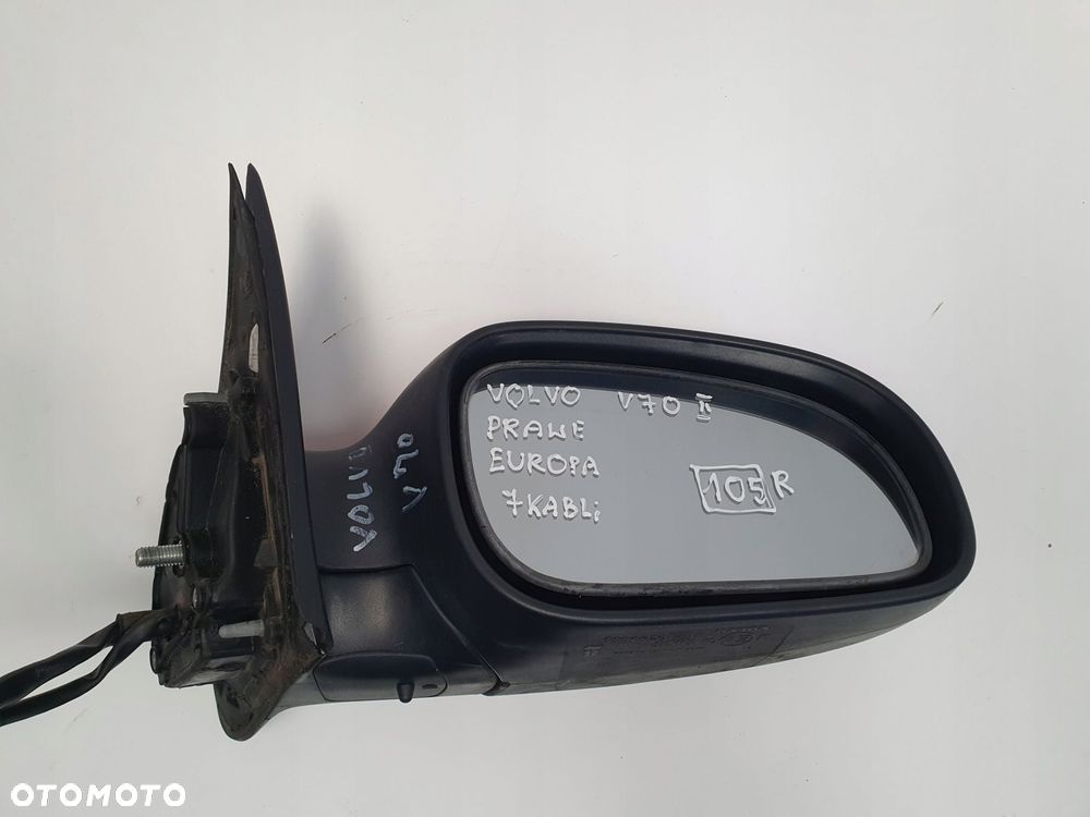 LUSTERKO Volvo S60 I V70 II 00-04r _ PRAWE PASAŻERA 7 Pin kabli EUROPA - 4