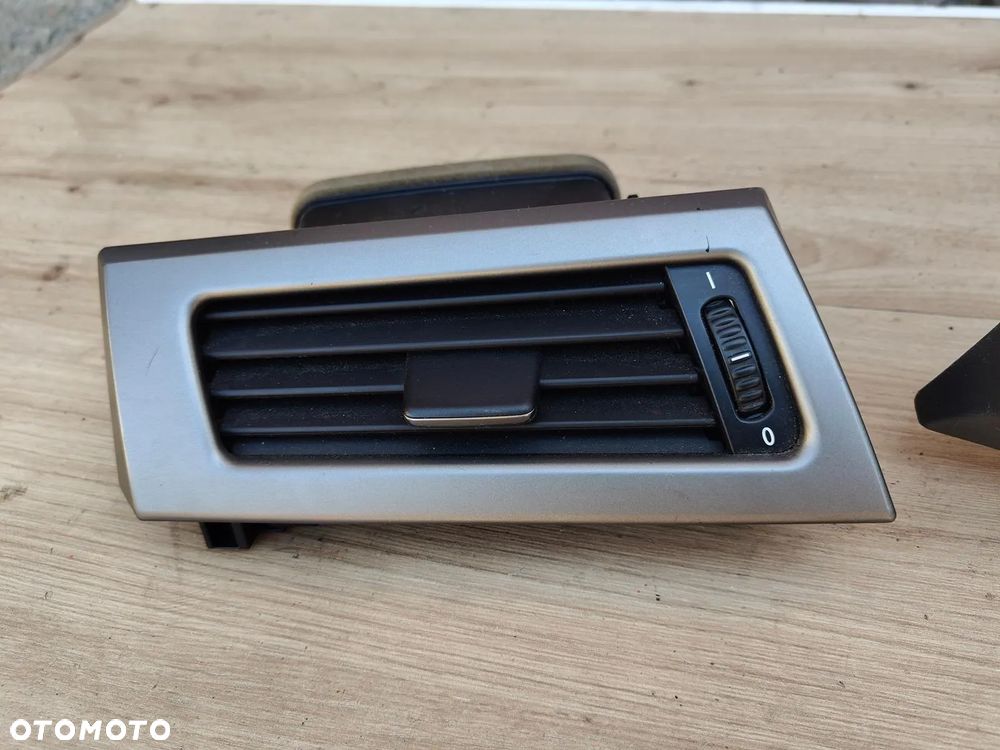 BMW E60 E61 Kratki Nawiewu Listwa W Konsole Dekory Dekor Komplet - 2