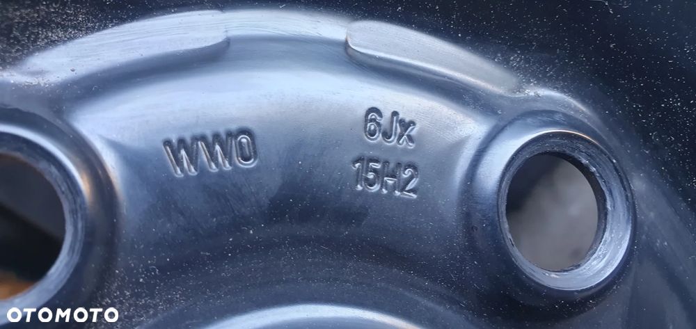 Felga stalowa zapas VW 5x112 15" 6J ET47 1K0601027C - 11