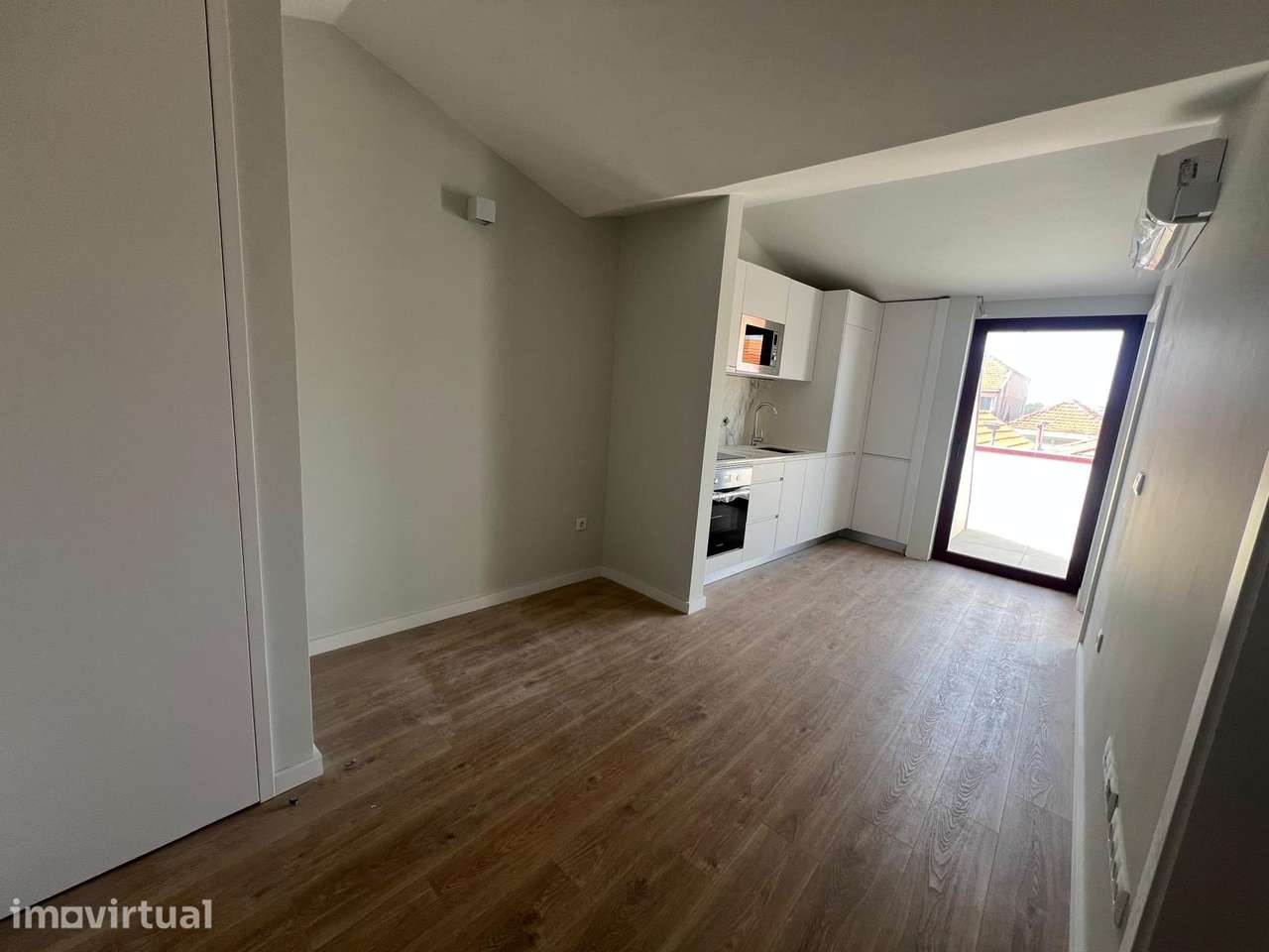 T1 Novo Vista Mar, Último Piso com Solário, Matosinhos Sul, com 48 m² - Grande imagem: 3/23