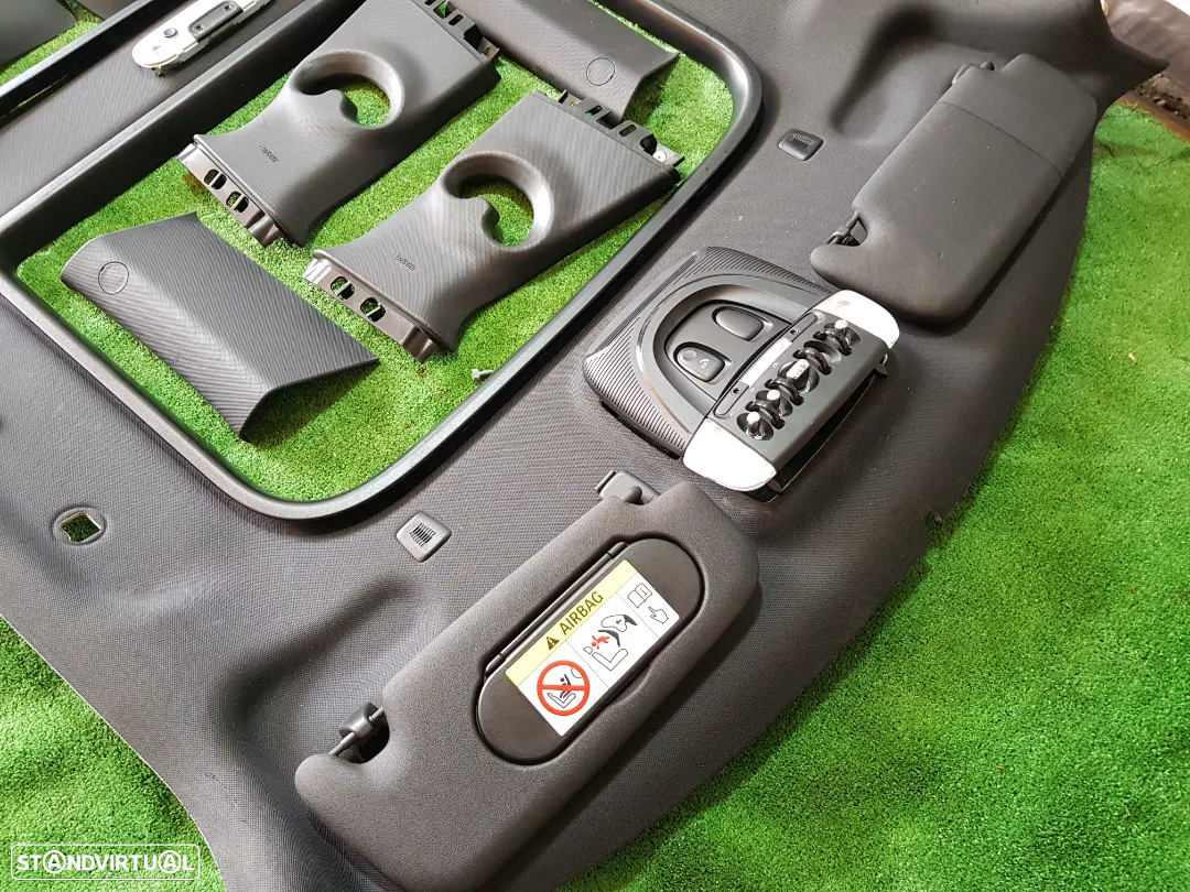 Forro do teto cupula preto Mini Cooper F55 2015/2023 - 3