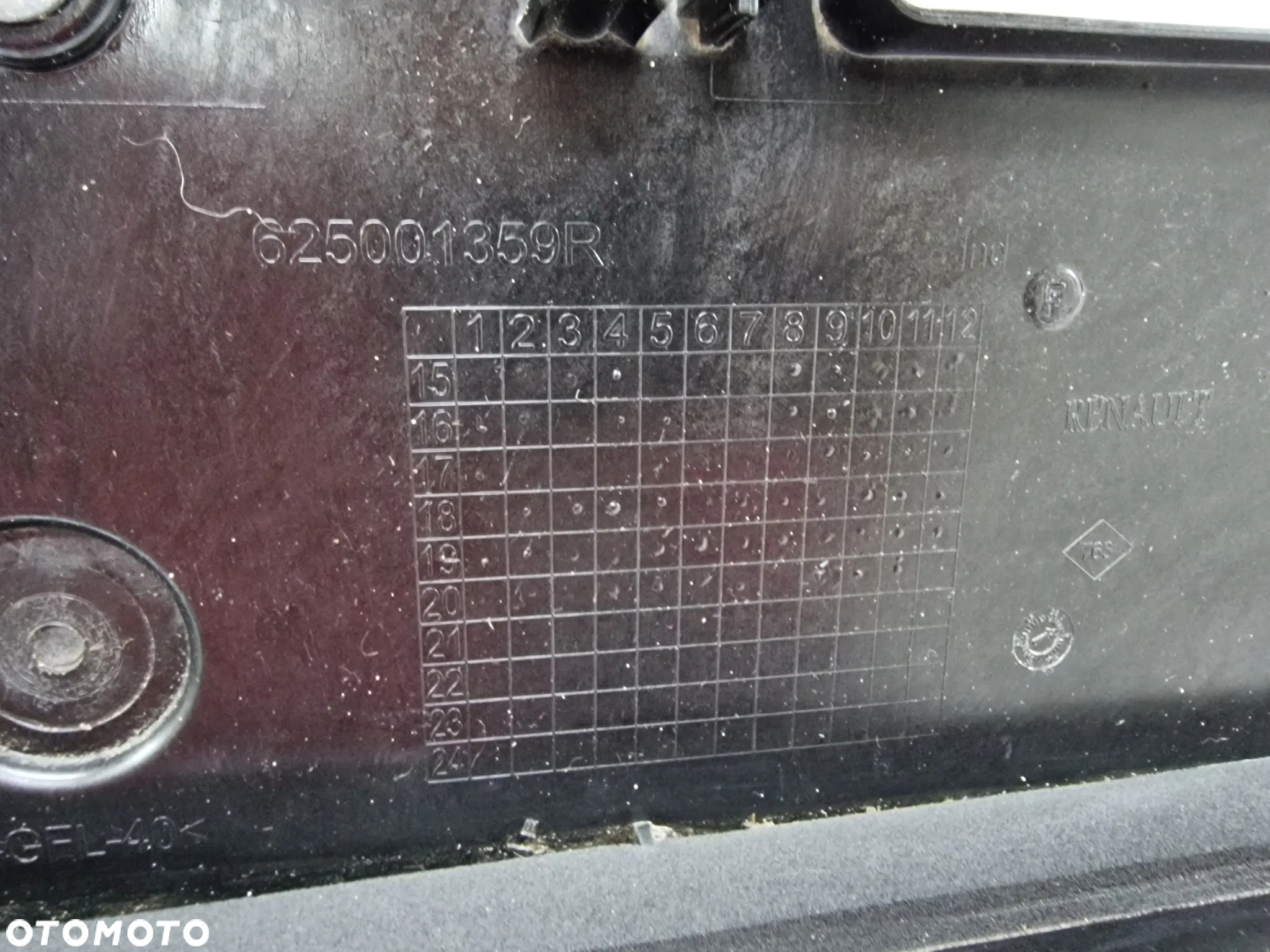 RENAULT MEGANE IV 4 16- WZMOCNIENIE CZOŁOWE / PAS PRZEDNI , NR 625001359R , NR AUKCJI WZM202 - 18