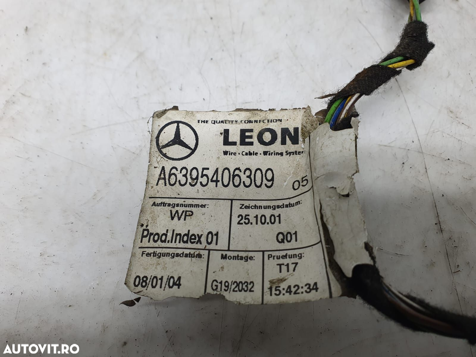 Cabalj usa A6395406309 Mercedes-Benz Viano W639 - 2