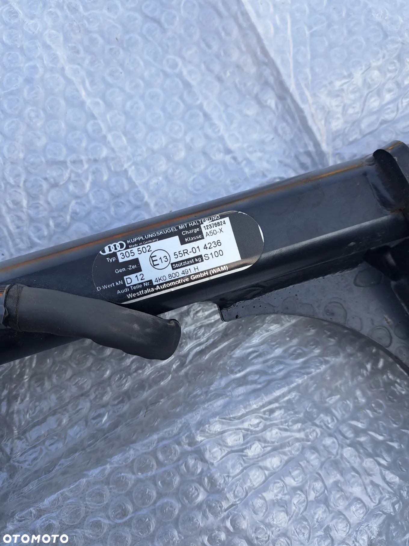 Hak holowniczy odchylany Audi A6 A7 C8 4K0800491H 2019 2020 2021 2022 2023 2024 - 8